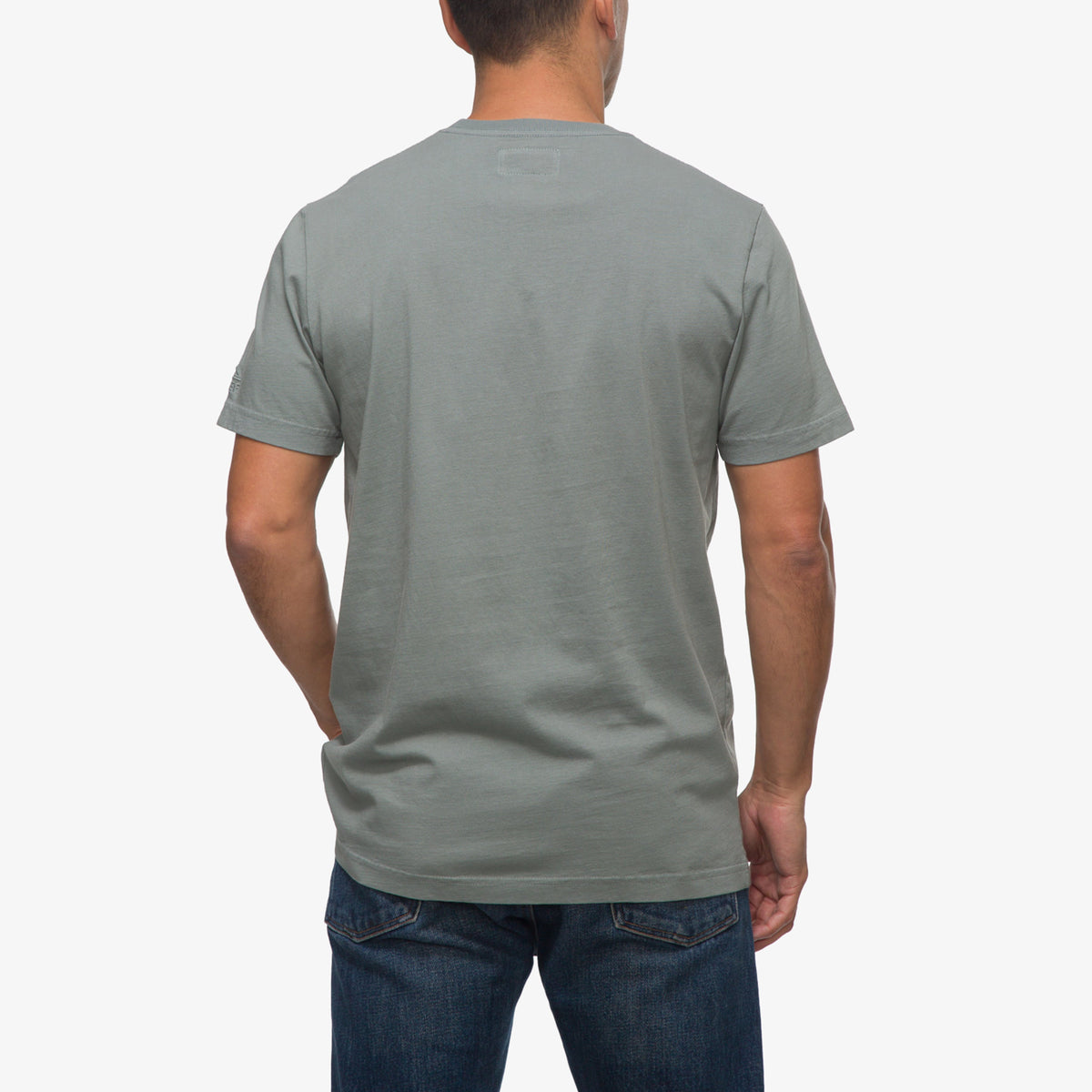 Marte Short Sleeve Tee - Chinois Green - Back View