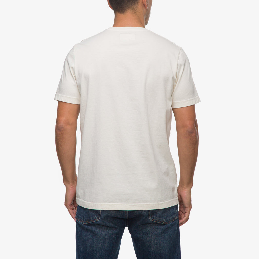 Marte Short Sleeve Tee - Marshmallow - Back View