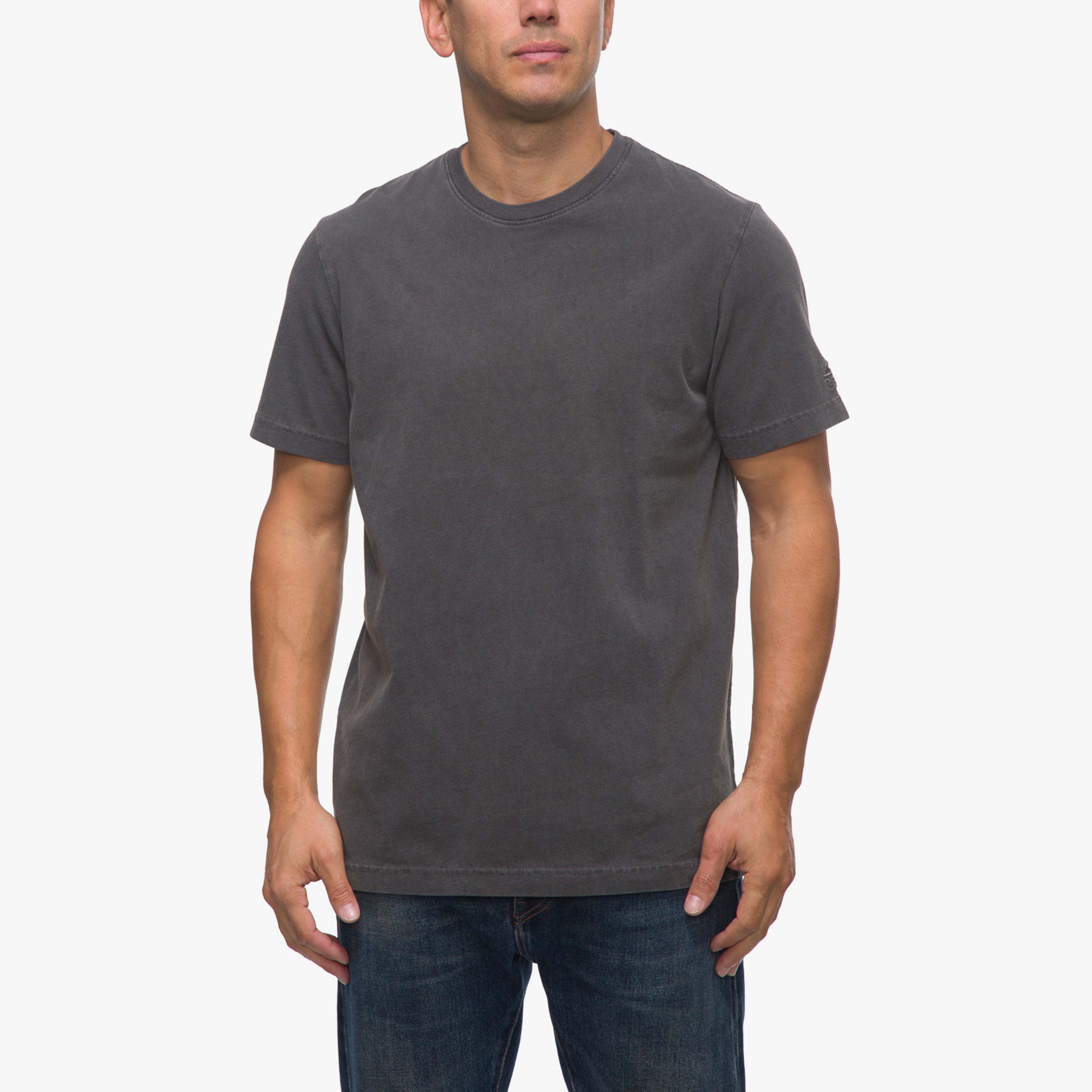 Marte Short Sleeve Tee - Pirate Blk - Front View
