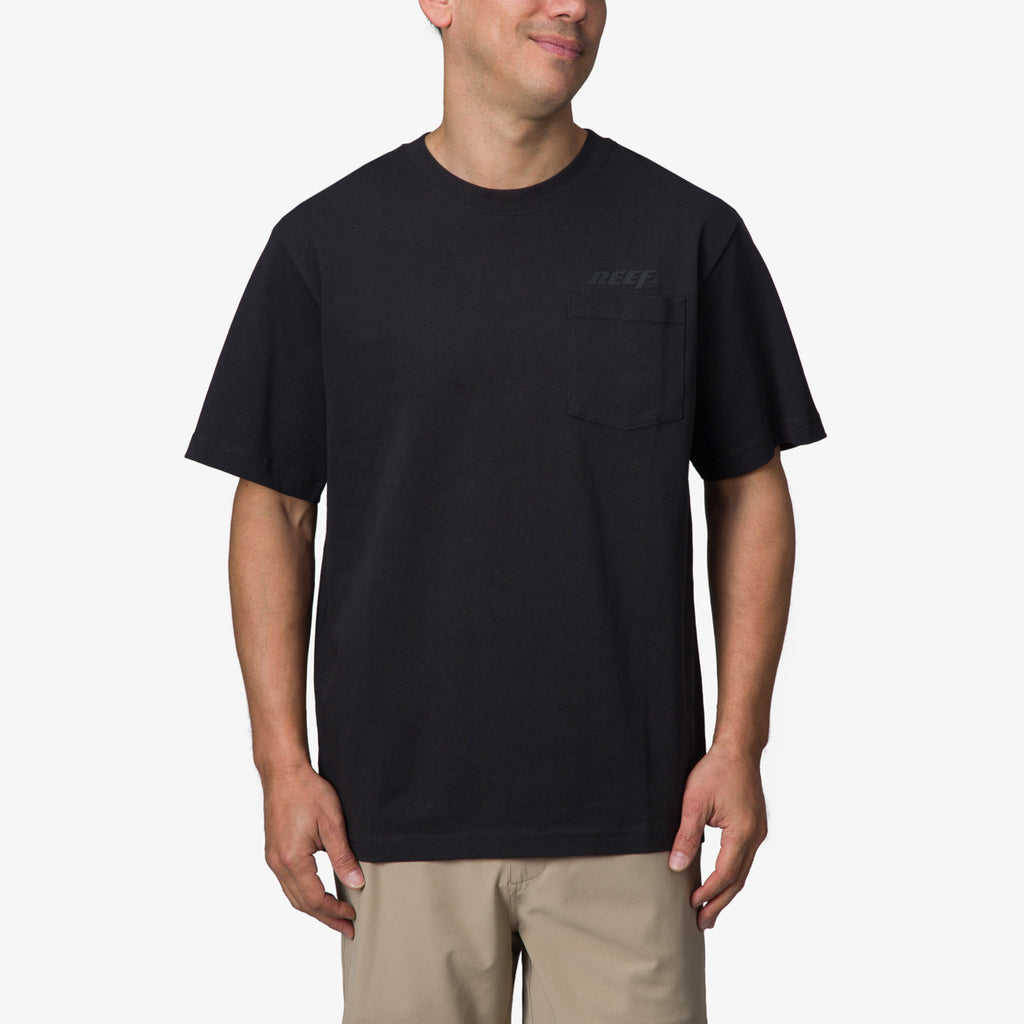 Speed Pocket Short Sleeve T-Shirt - Caviar - Front View