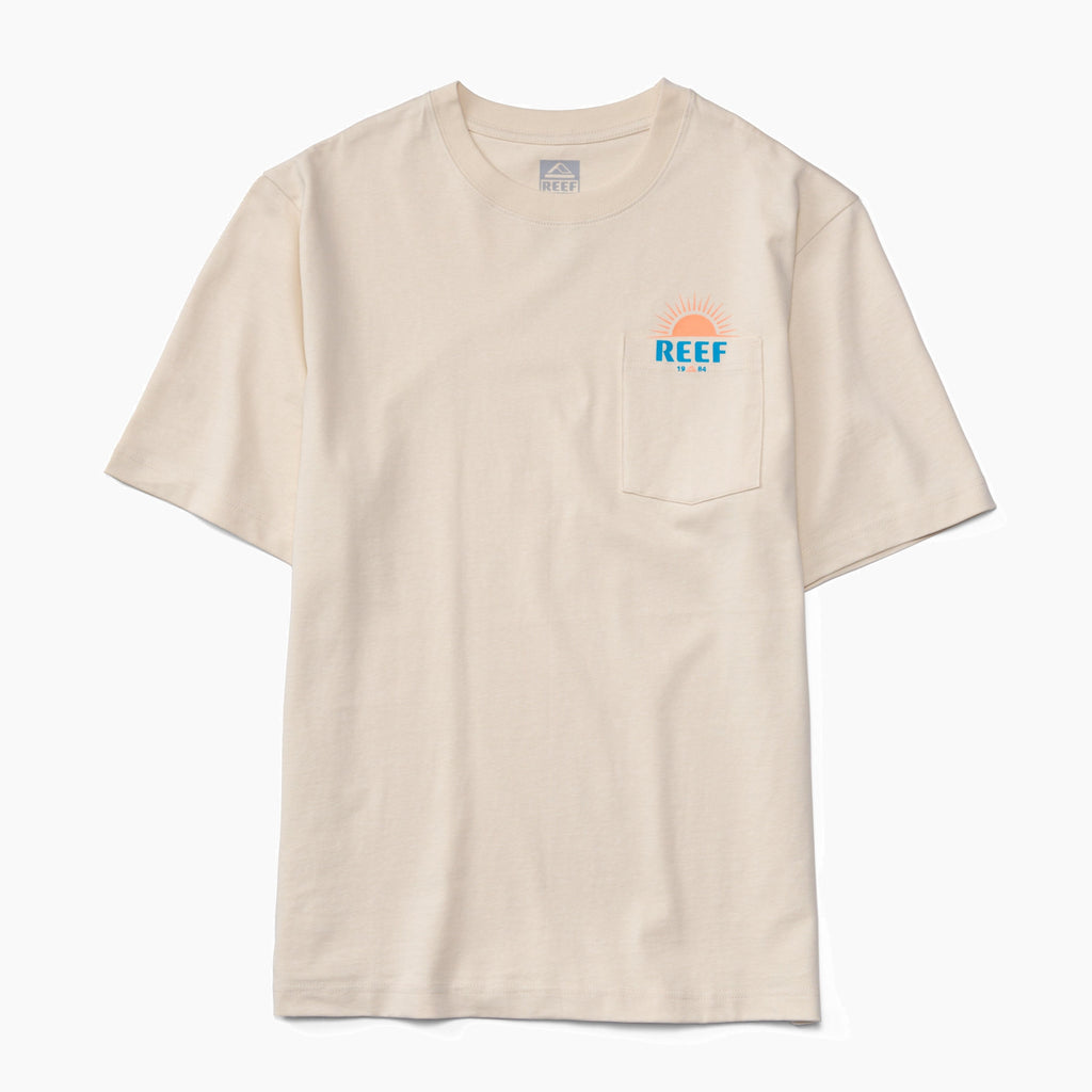 Sunrise Pocket Short Sleeve T-Shirt - Almond
