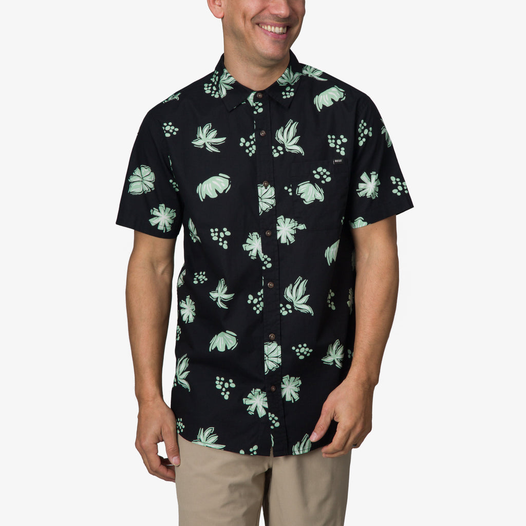 Lawson Short Sleeve Shirt - Caviar - Front View