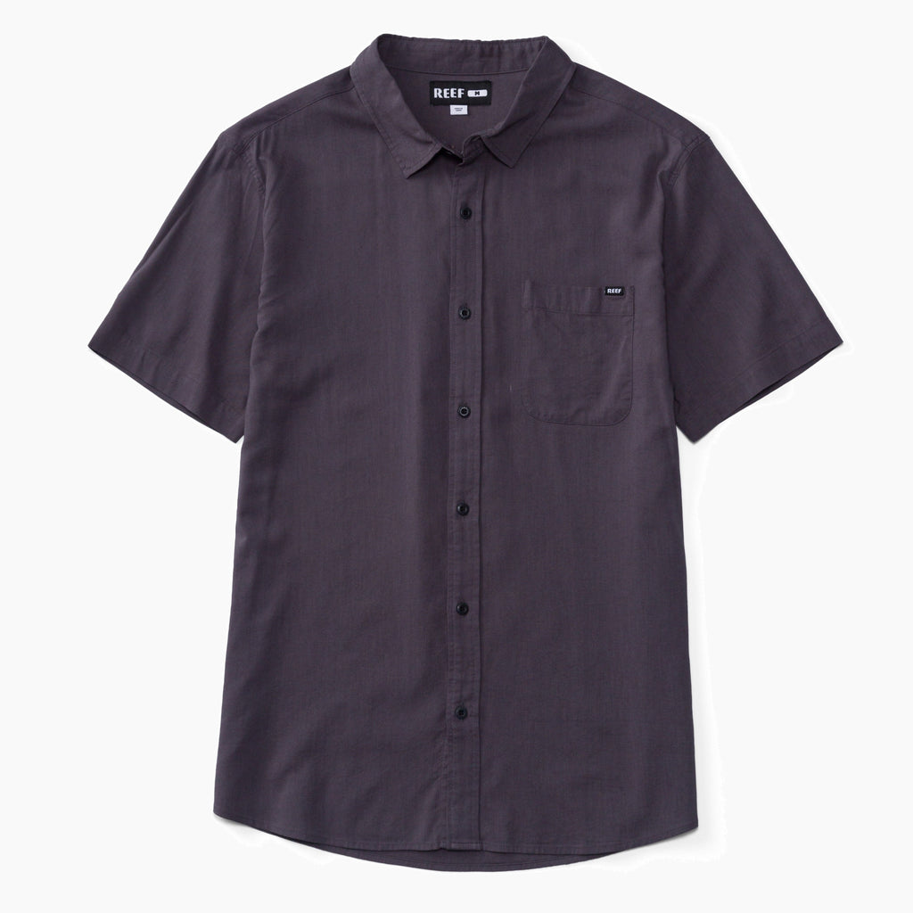 Collins Ss Wvn Shirt - Pavement