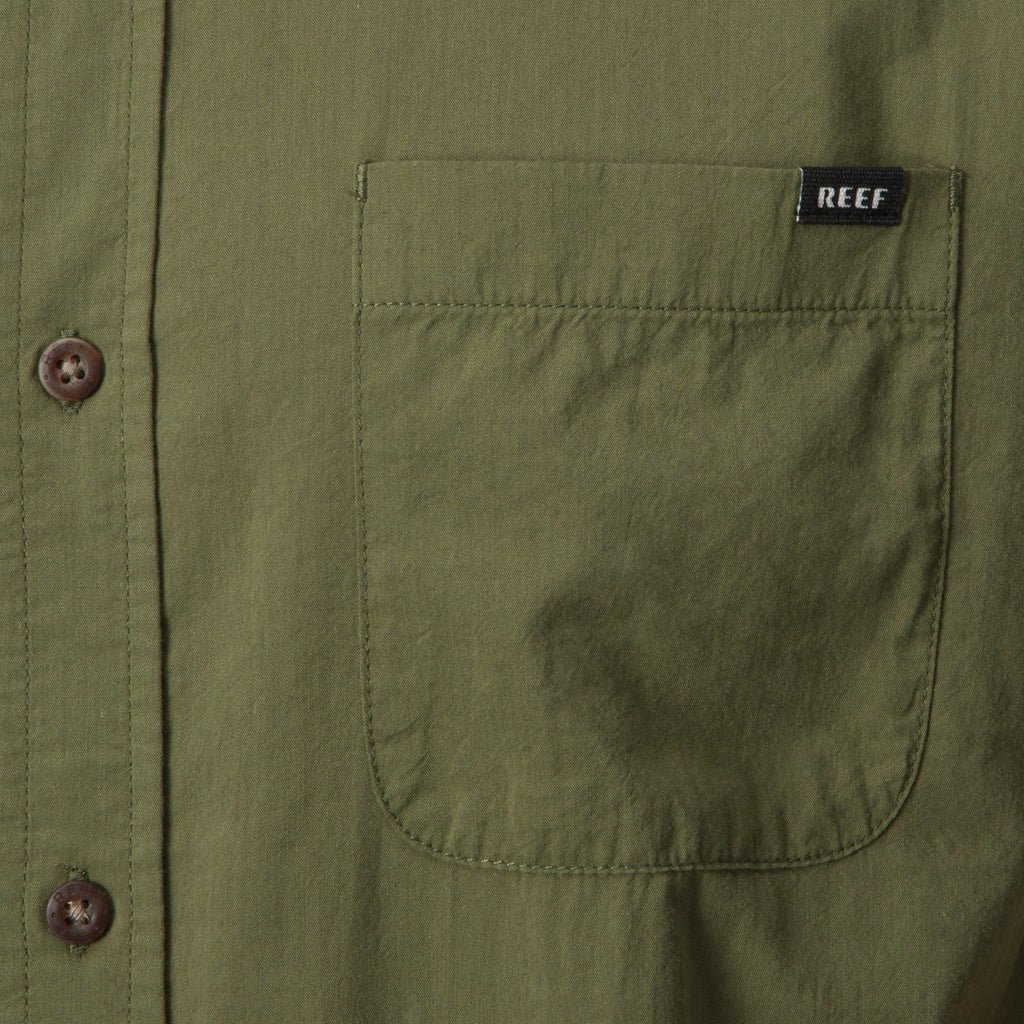 Collins Short Sleeve Shirt - Olivine - Down the Line 1 View