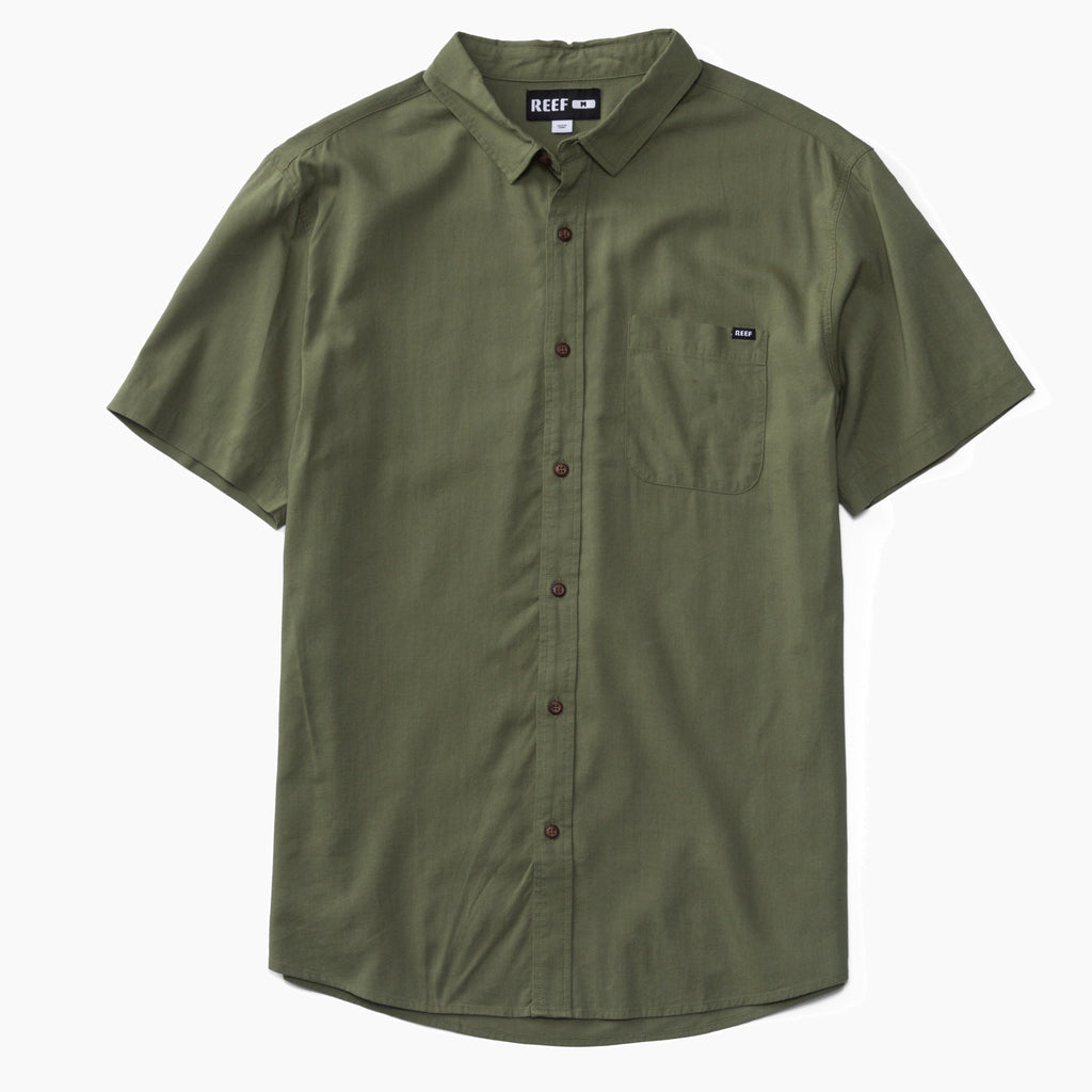 Collins Short Sleeve Shirt - Olivine