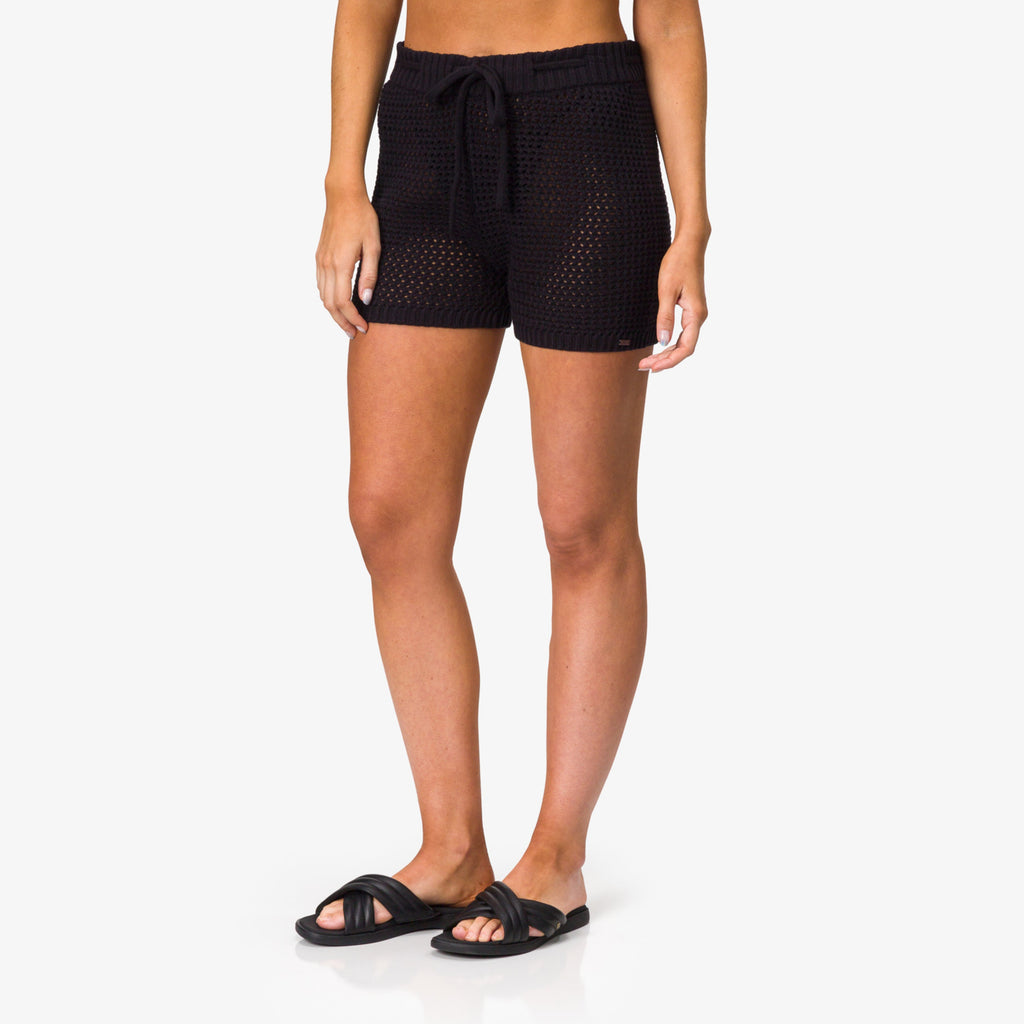 Mika Sweater Short - Caviar - Front View