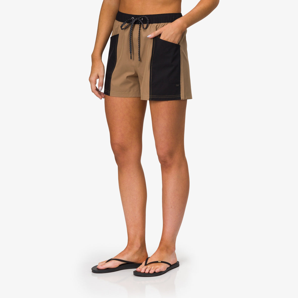 Coast Elastic Waist Short - Lead Grey/Caviar - Alternate 1 View