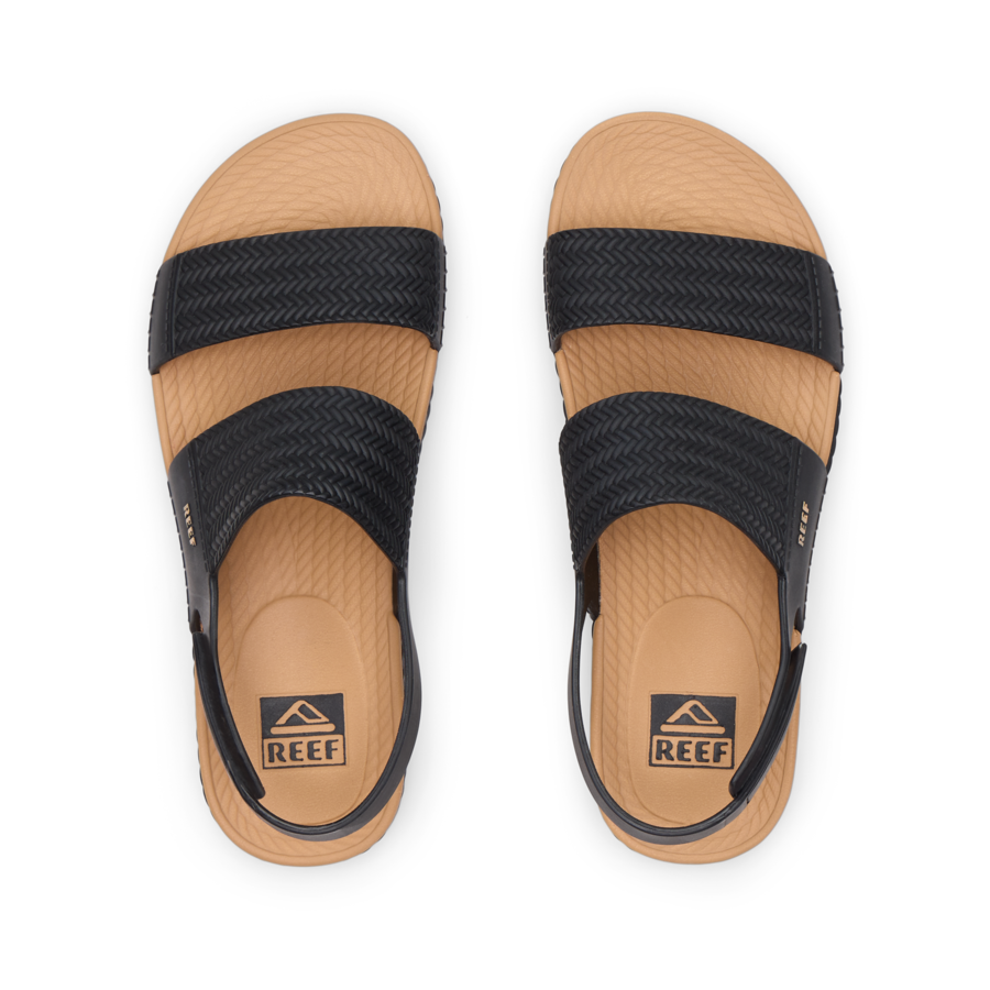 Reef Water Vista - Black/Tan - Top View