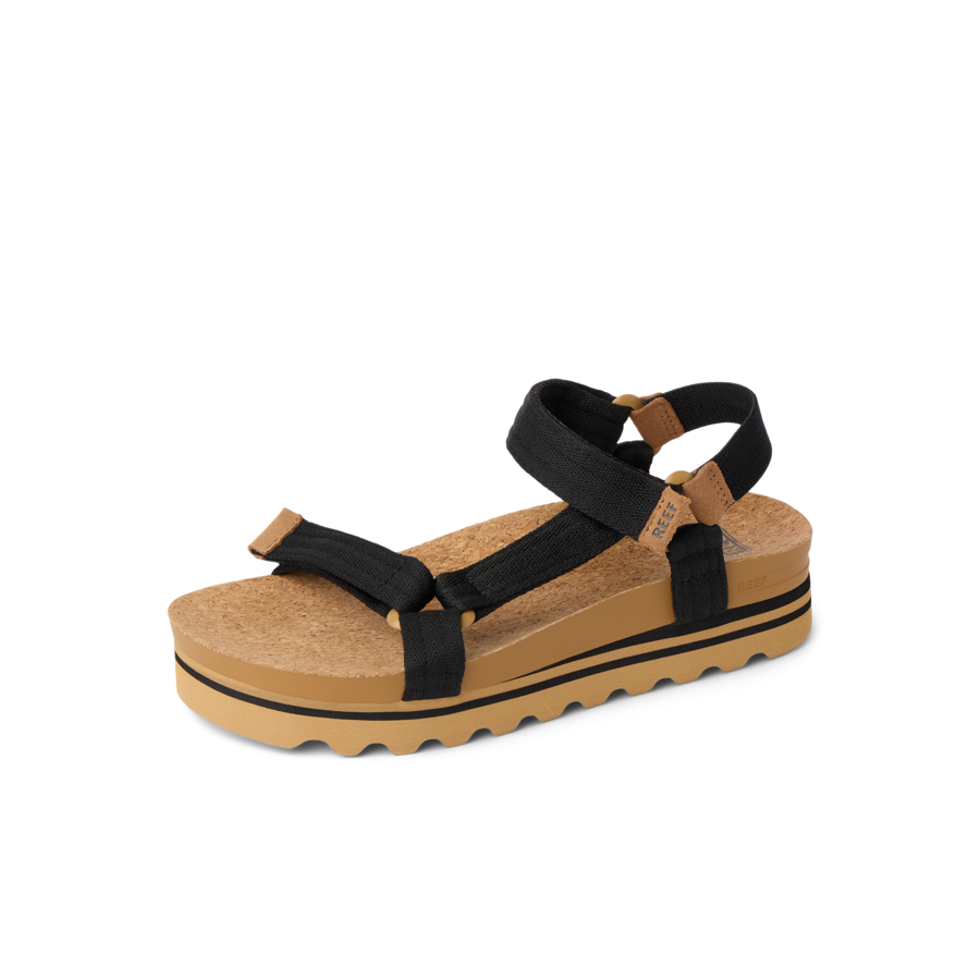Cushion Rem Hi - Black/Tan - Left Side View