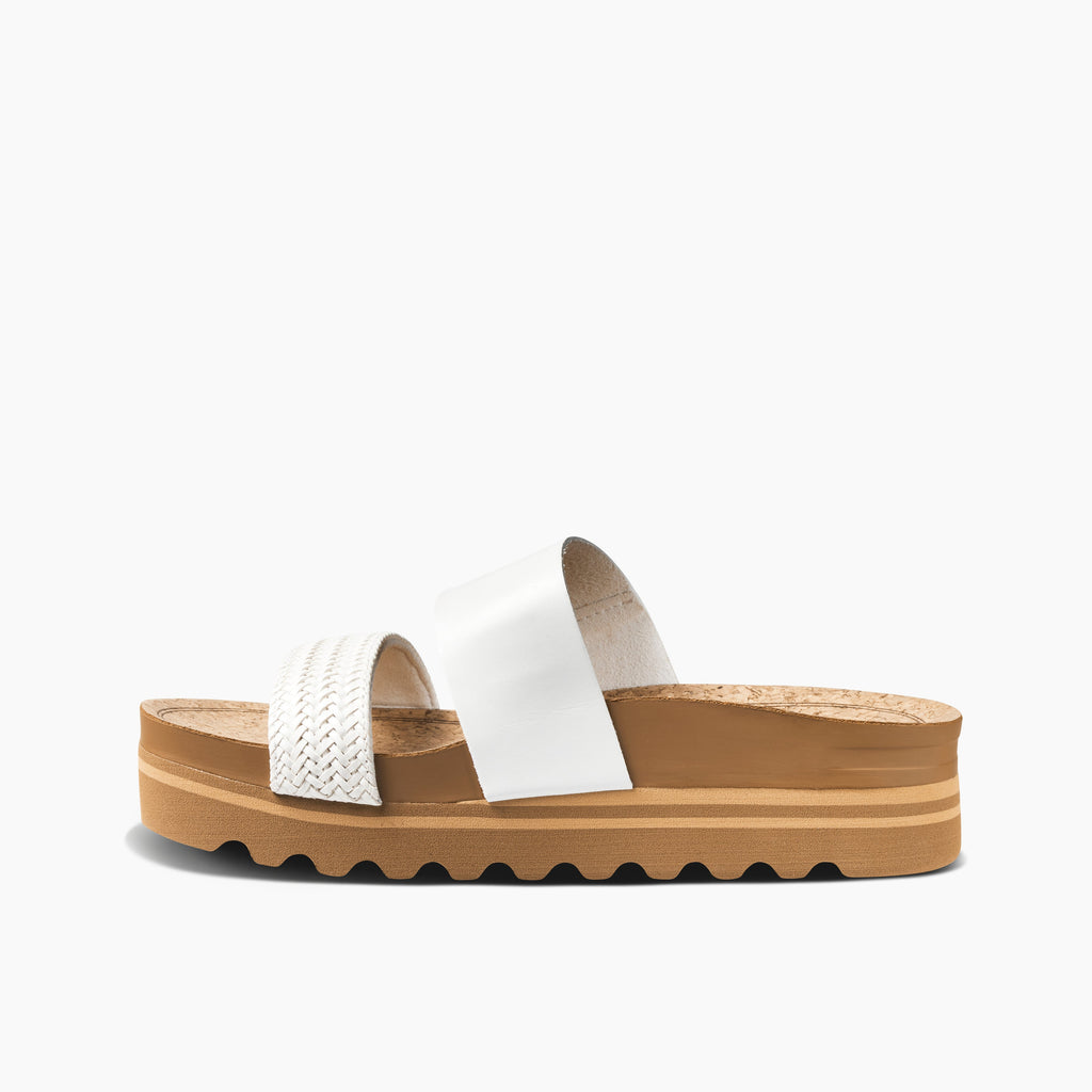 Cushion Vista Hi - White Braid - Left Side View