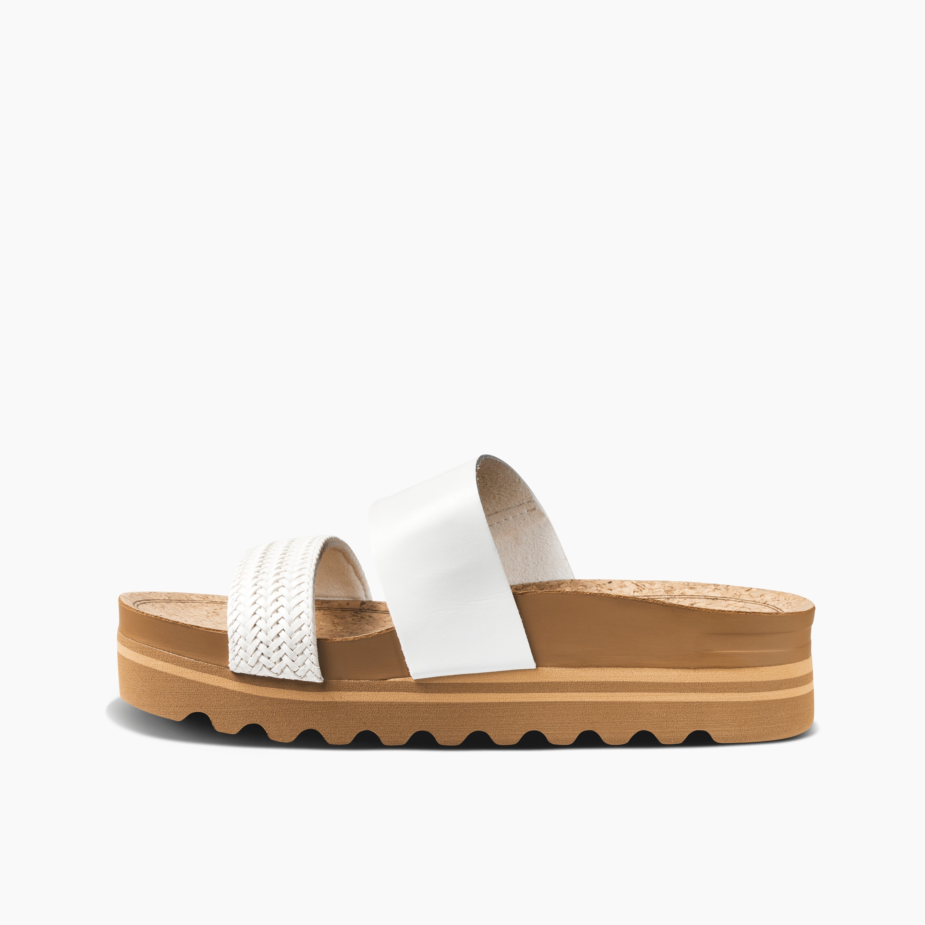 Cushion Vista Hi - White Braid - Left Side View