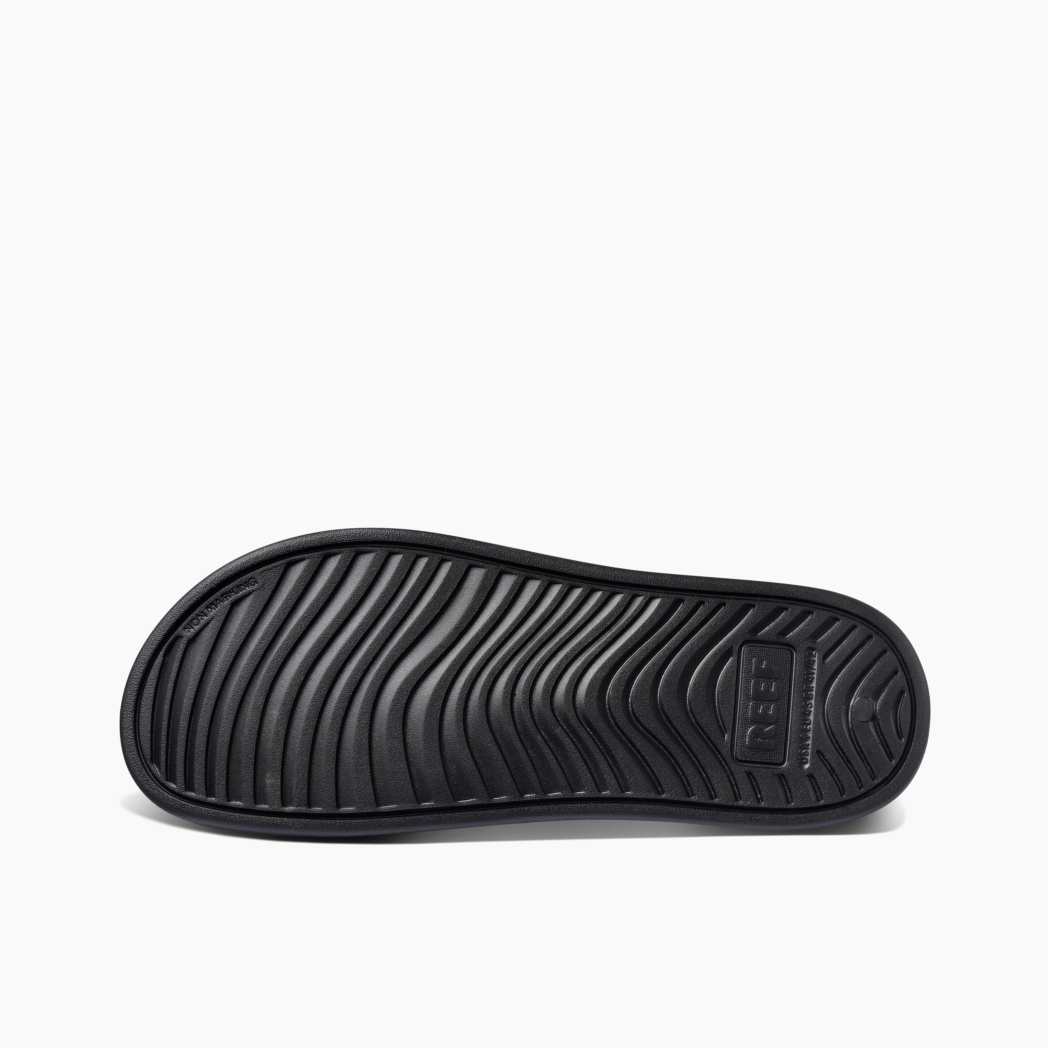 Oasis Slide - Black - Underside View