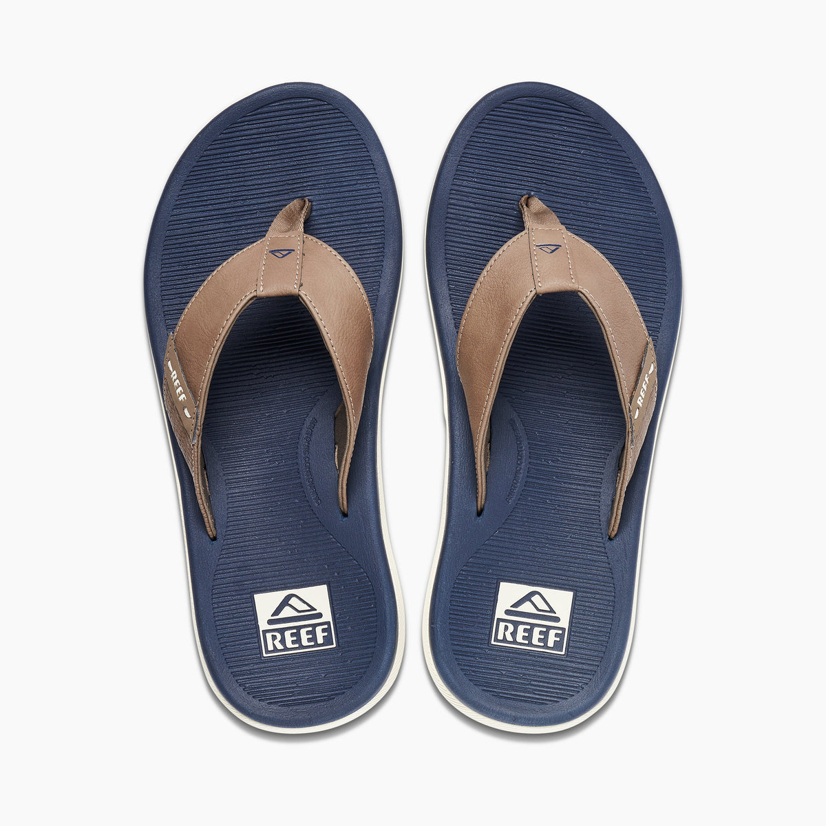 Reef Santa Ana - Navy/Khaki - Top View