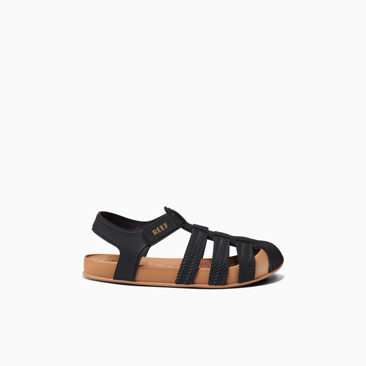 Kids Water Beachy - Black/Tan - Right Side View