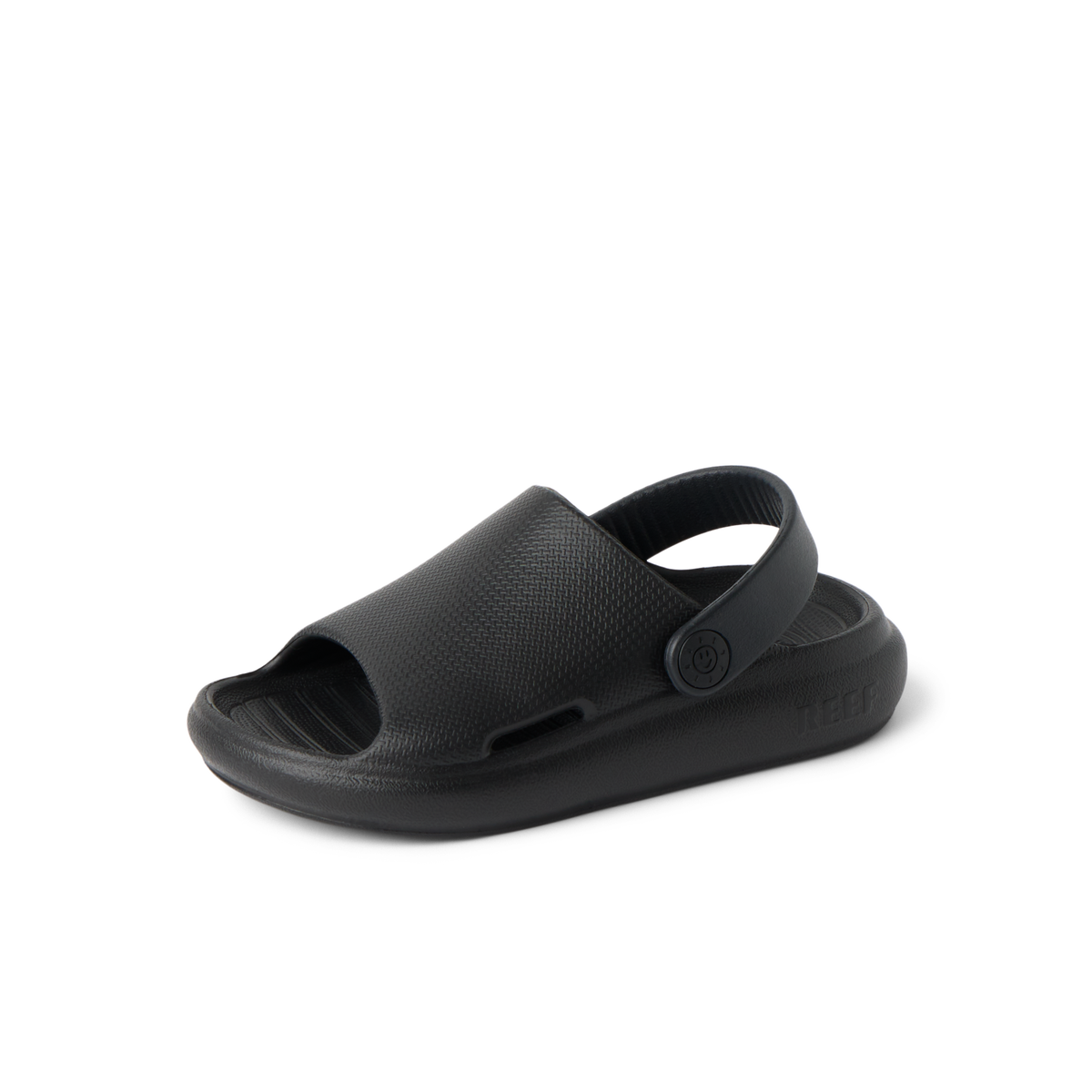 Little Rio Slide - Black - Left Side View