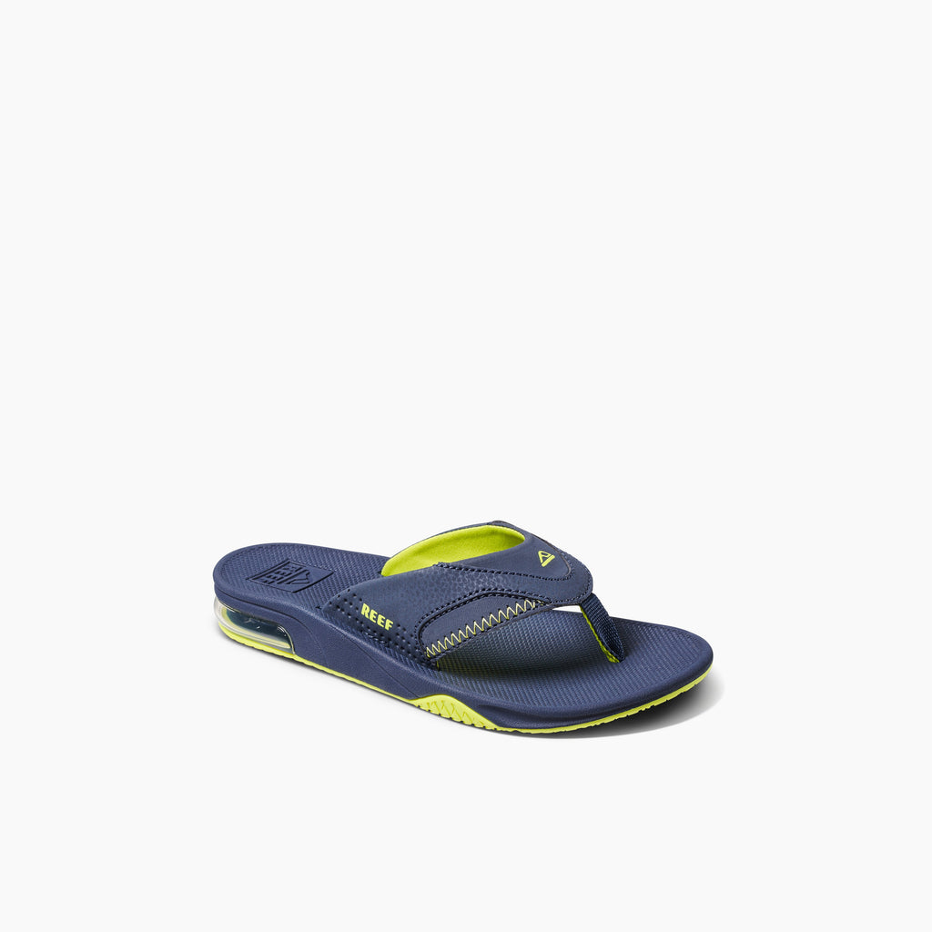 Kids Fanning - Lime/Navy - Main View