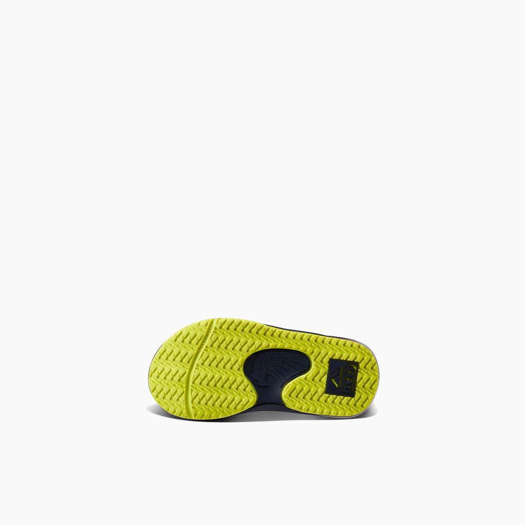 Little Fanning - Lime/Navy - Underside View