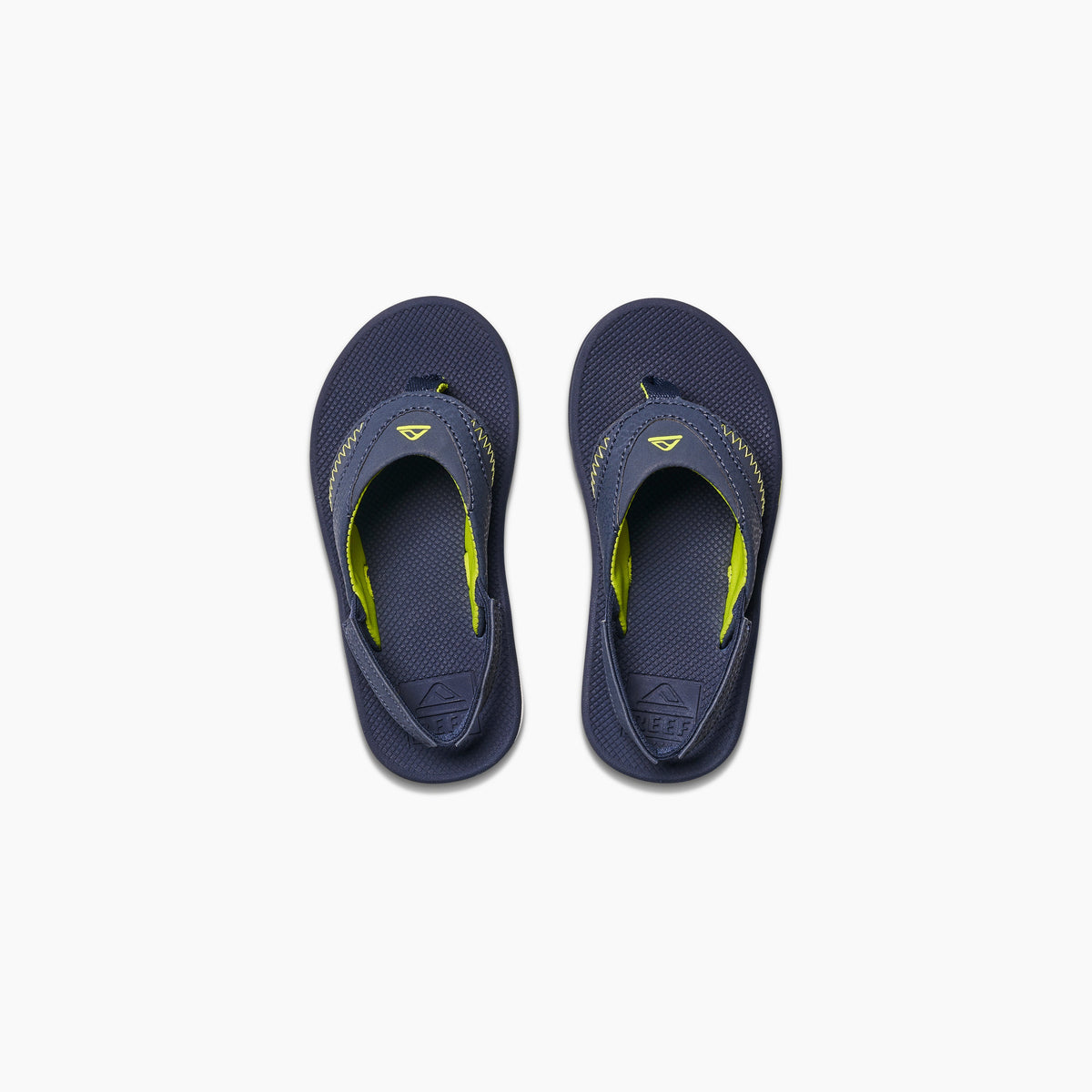 Little Fanning - Lime/Navy - Top View