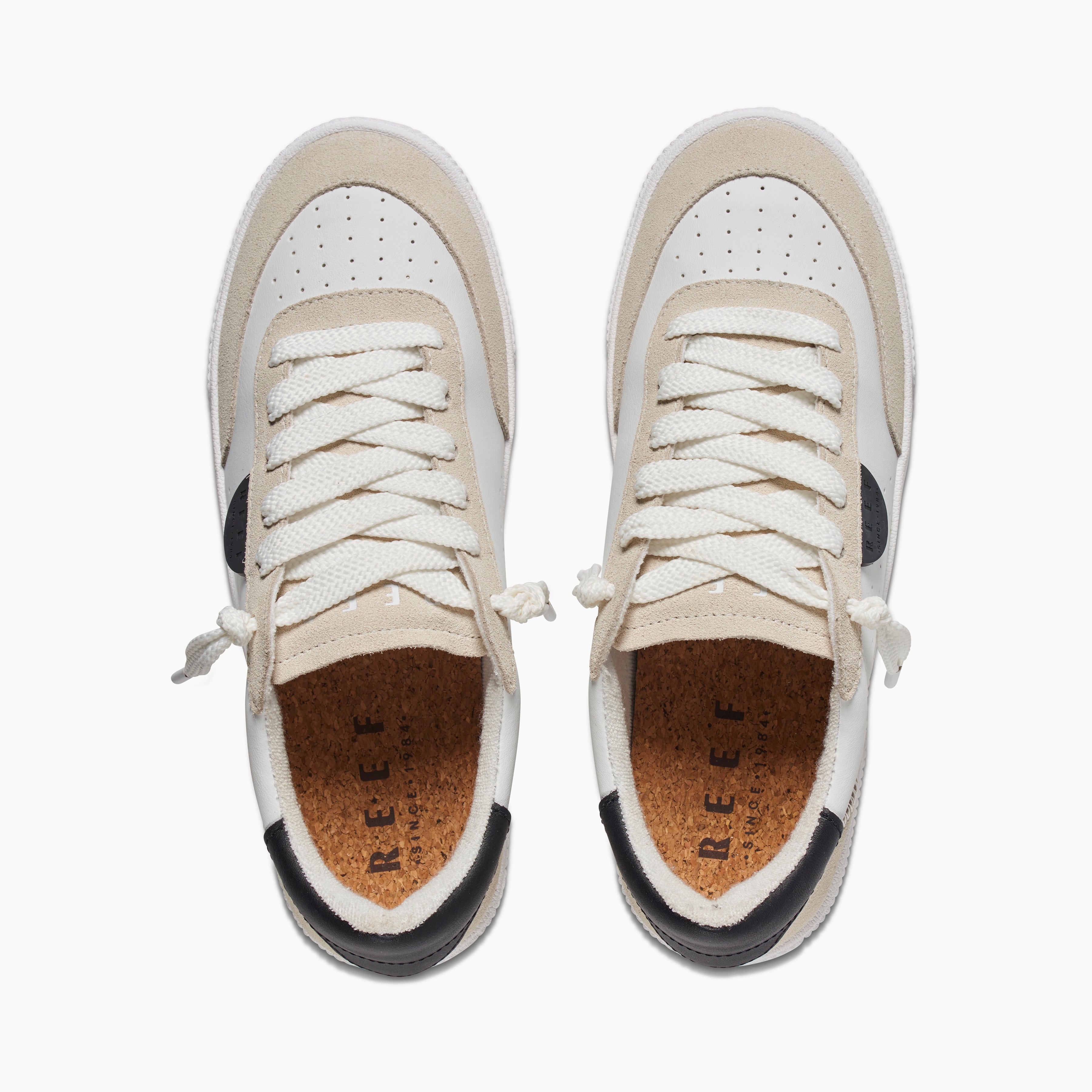 Lay Day Seas - White/Black Lese - Top View
