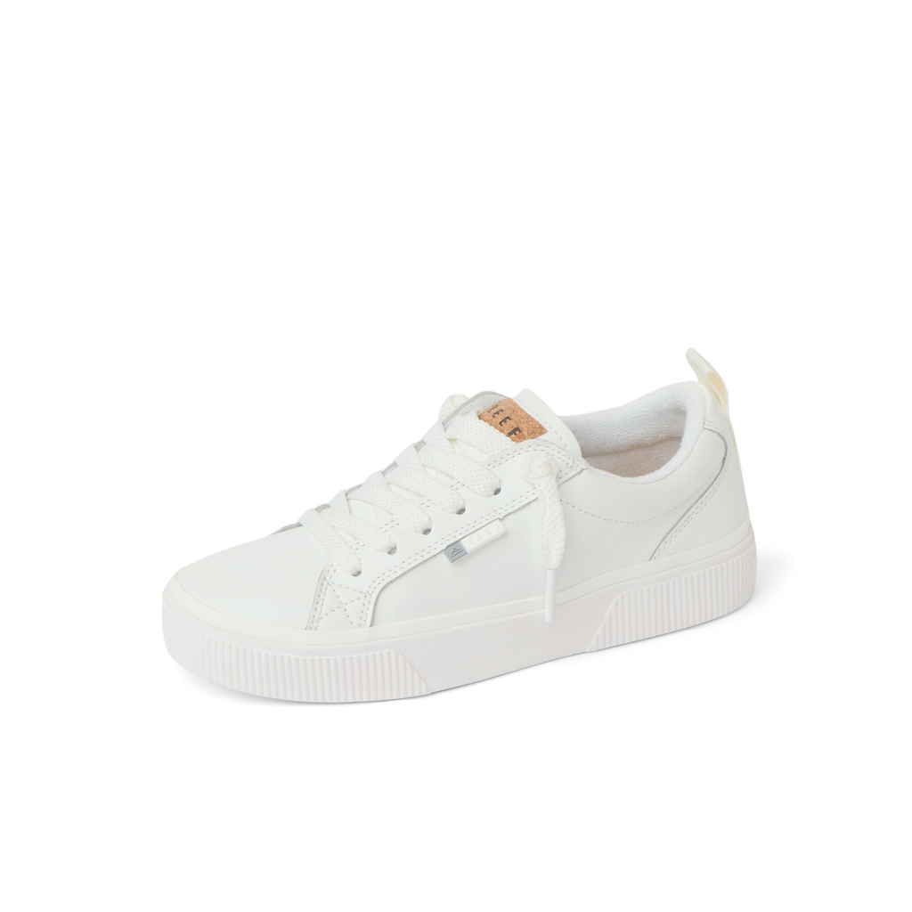 Lay Day Dawn - White Leather - Left Side View