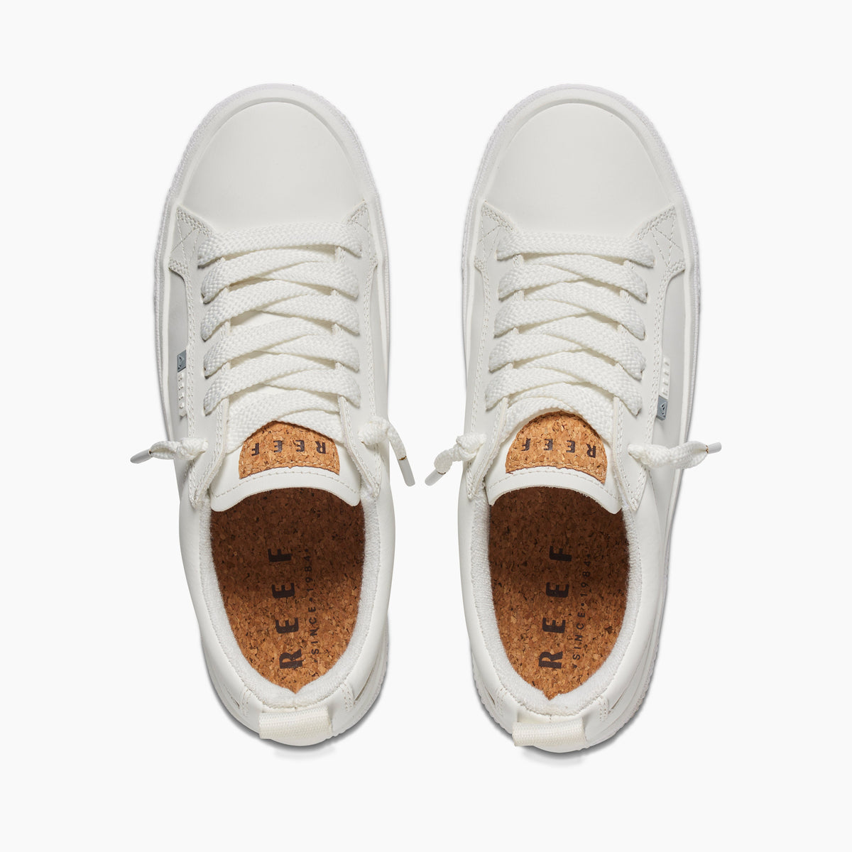 Lay Day Dawn - White Leather - Top View