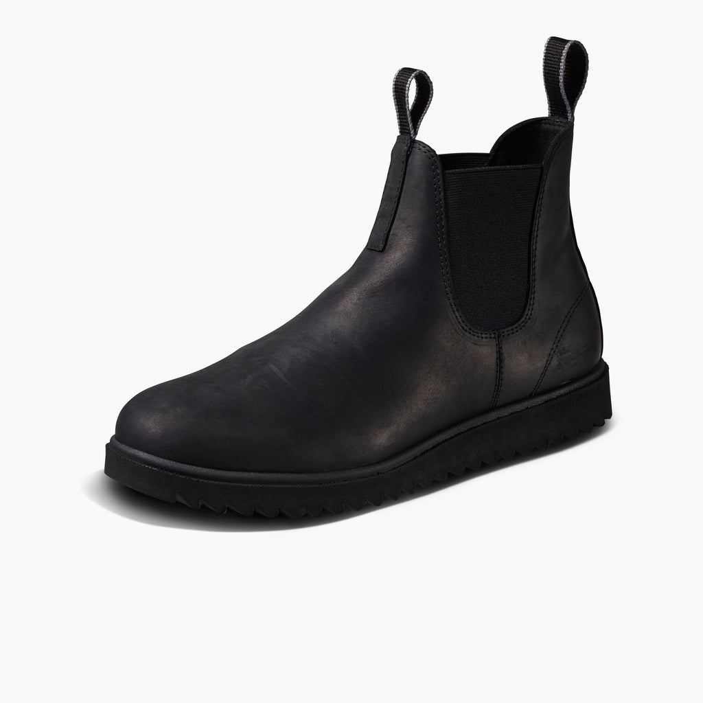Otis - All Black Leather - Left Side View