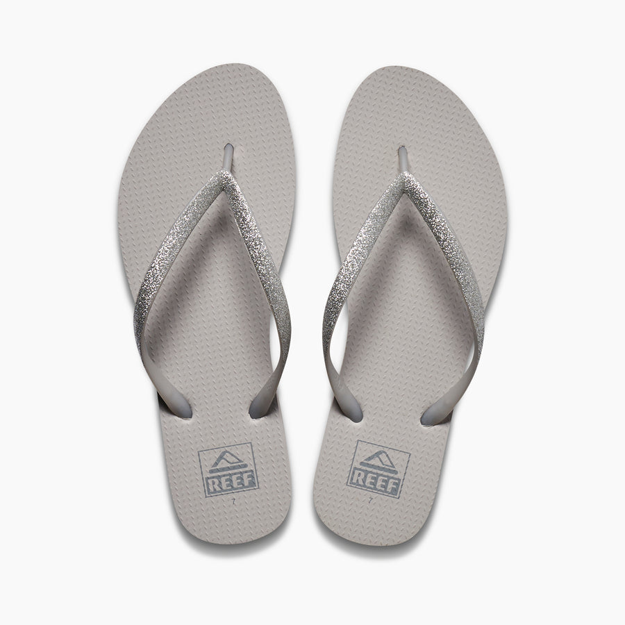 Reef Seaside - Silver Glitter - Underside View