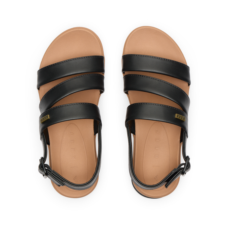 Aura Escape - Black/Tan - Top View