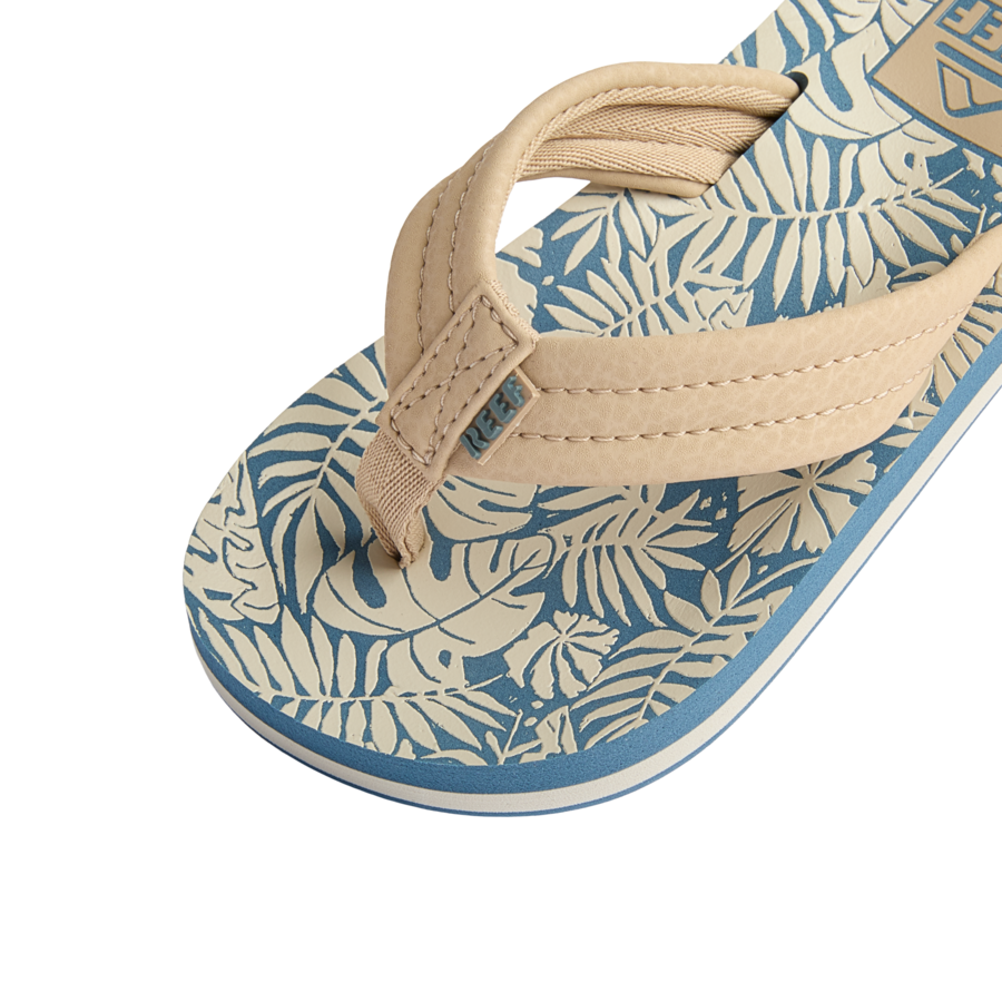 Kids Ahi - Blue/Tan Palm - Down the Line 1 View