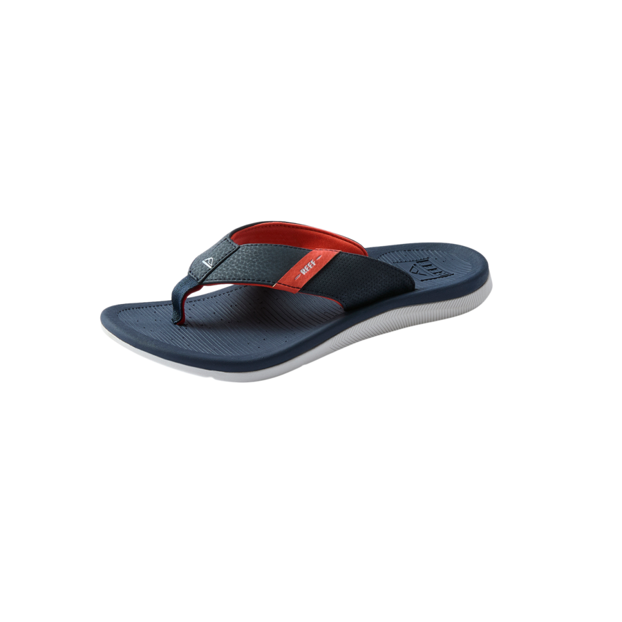 Kids Santa Ana - Navy/White/Orange - Left Side View
