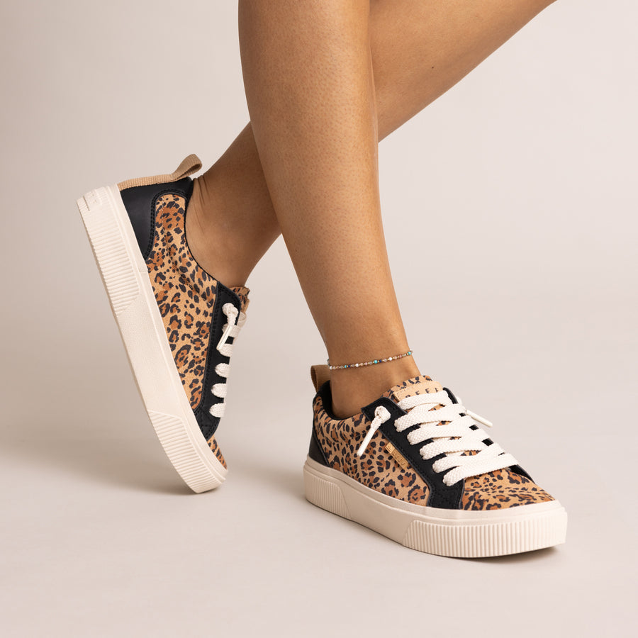 Lay Day Dawn - Leopard Suede - Right Side View