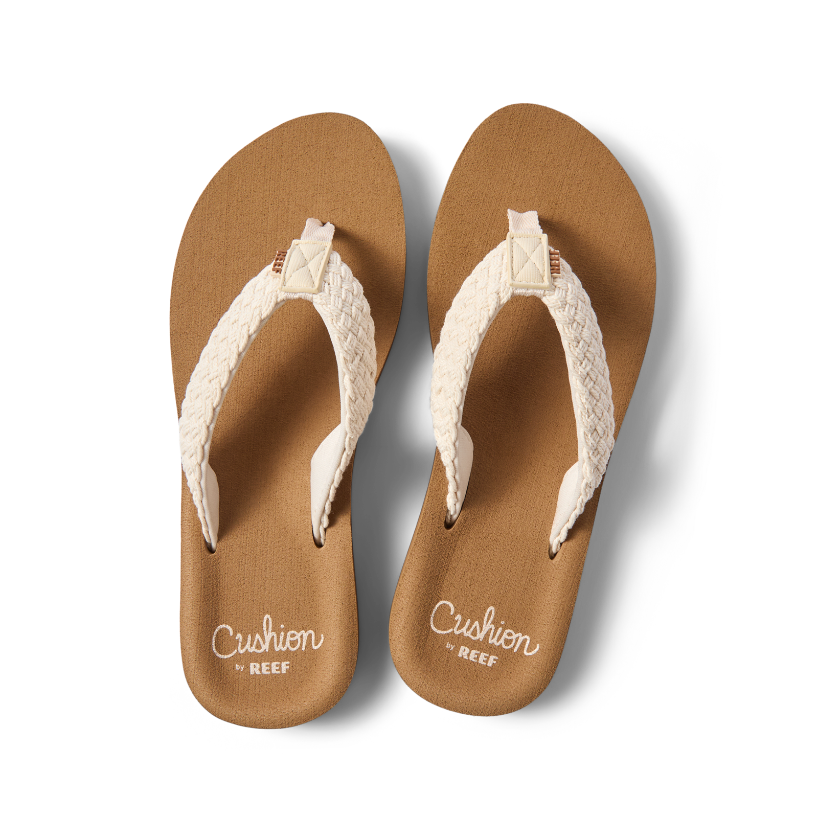 Baja Maria sandals top view facing upward with braided straps and cushioned footbeds for comfort and beach wear