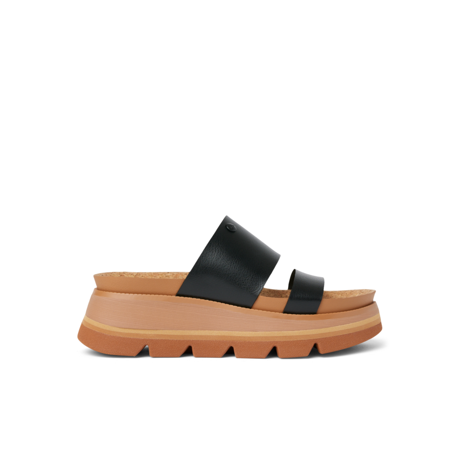 Vista Luxe Siaa - Black/Tan - Right Side View