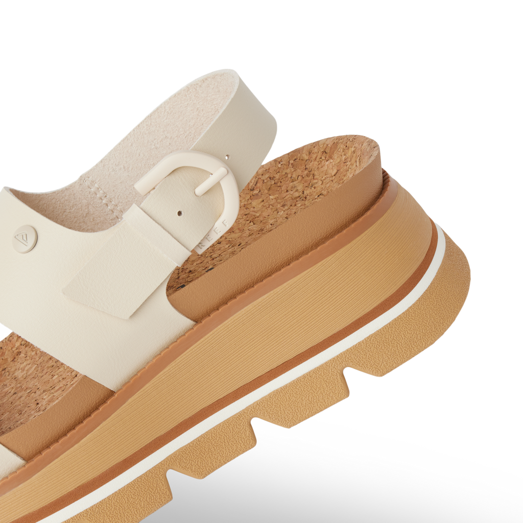 Vista Luxe Liah - White/Tan - Down the Line 2 View