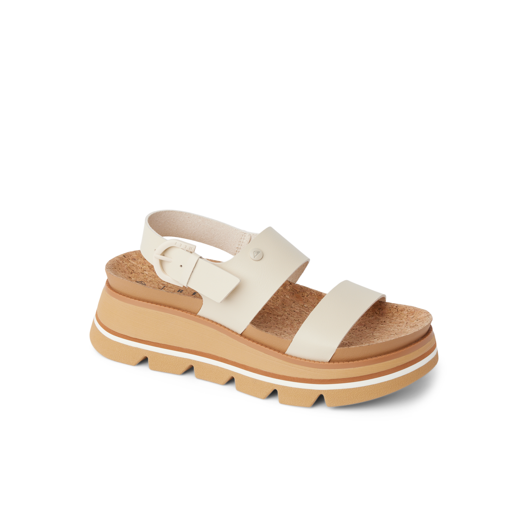 Vista Luxe Liah - White/Tan - Main View