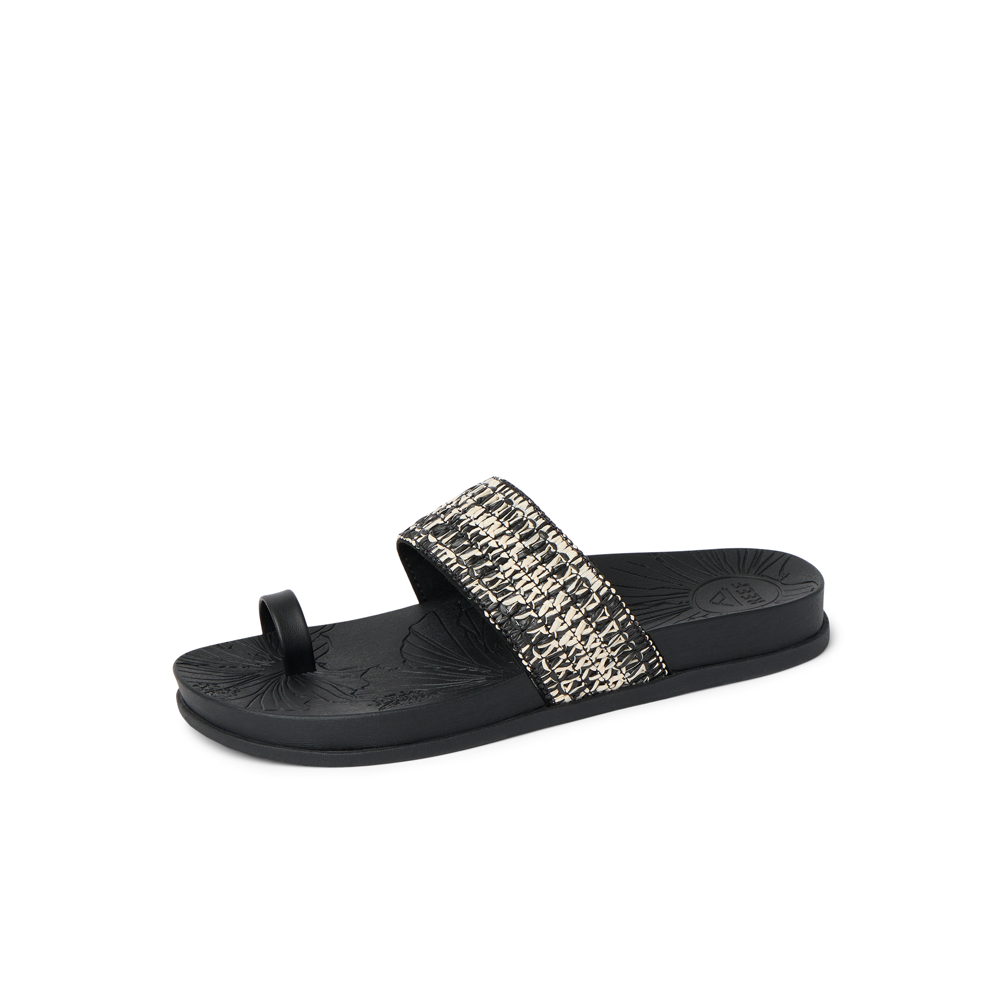 Flora Cruz - Black Floral - Left Side View
