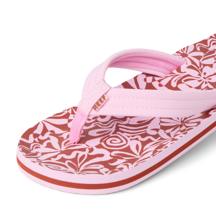 Kids Ahi - Pink Modern Floral - Down the Line 1 View