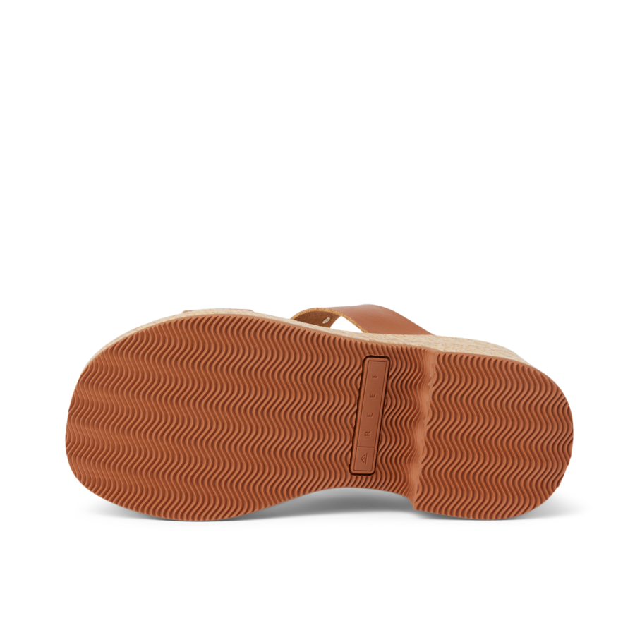 Sunset Ibiza - Leather Brown - Underside View