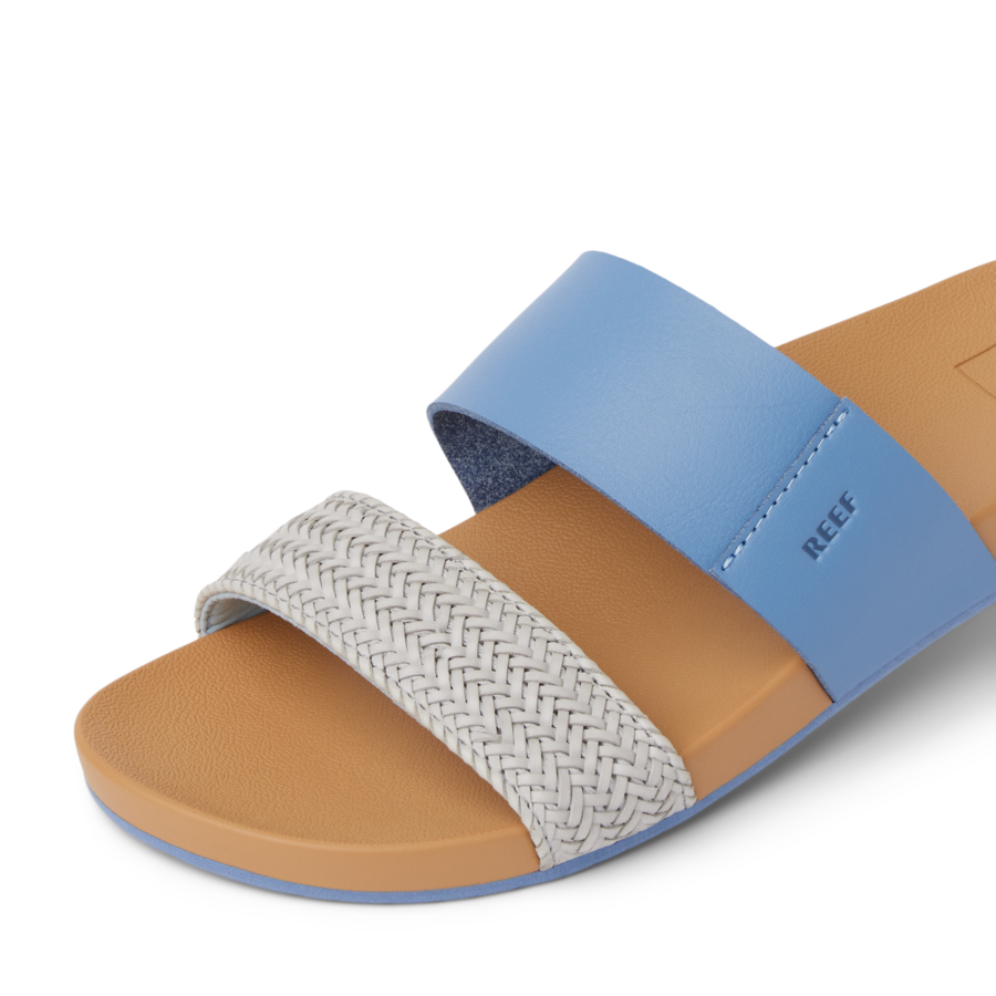 Cushion Vista - Blue Duo Braid - Down the Line 1 View