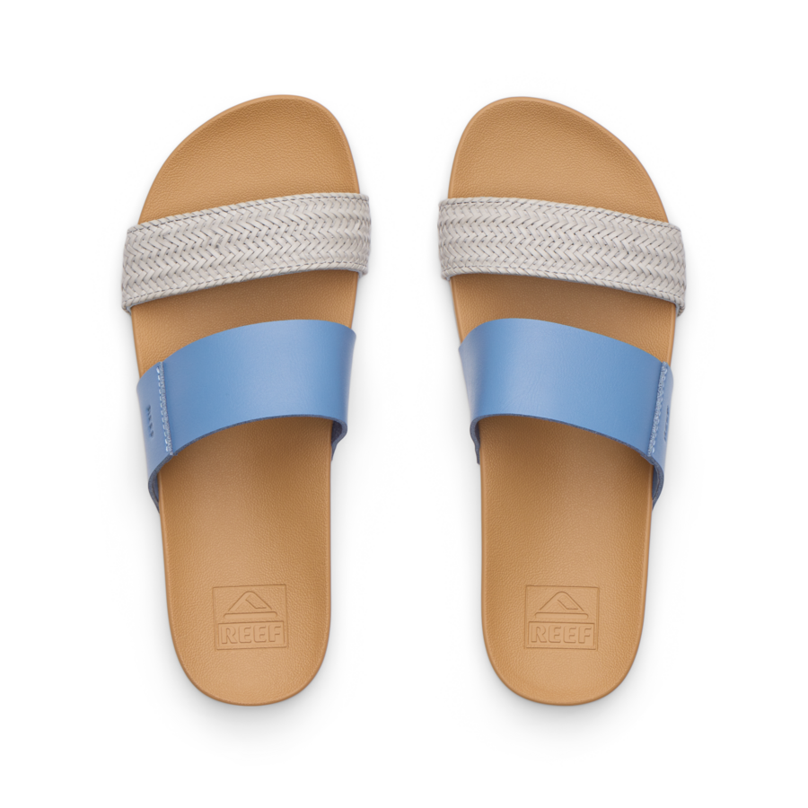 Cushion Vista - Blue Duo Braid - Top View