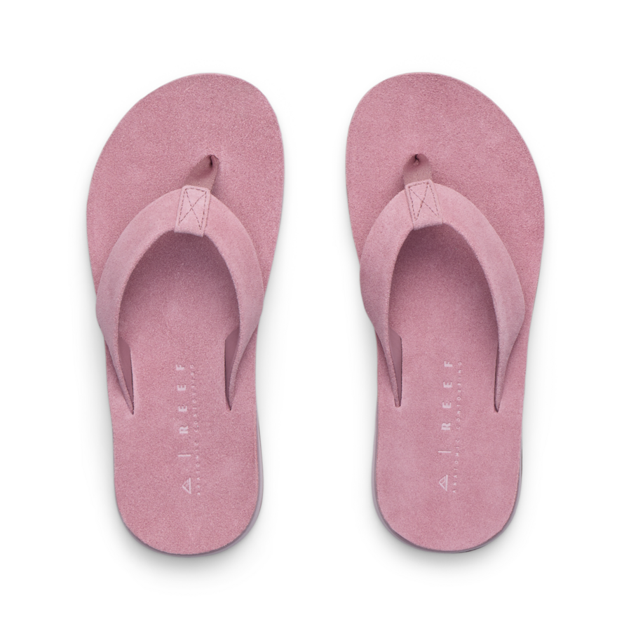 Ojai Classic - Pale Mauve Suede - Top View