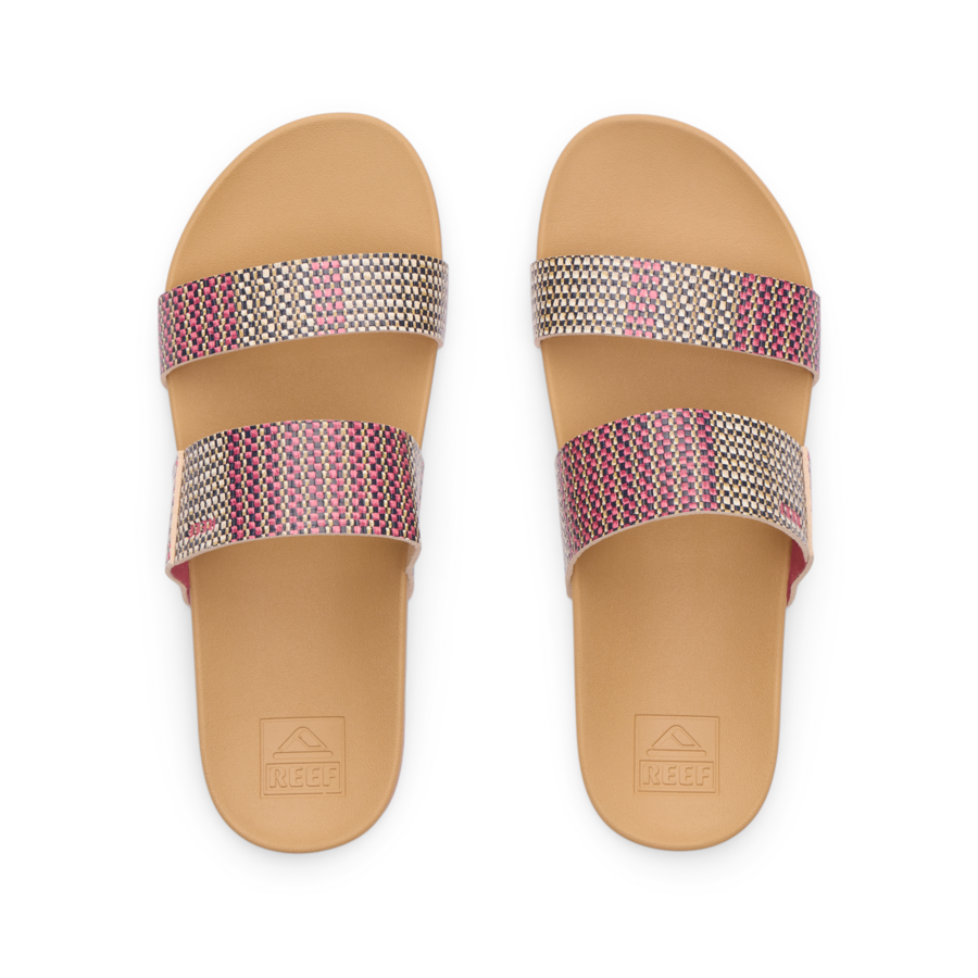 Kids Cushion Vista - Pink Raffia - Top View