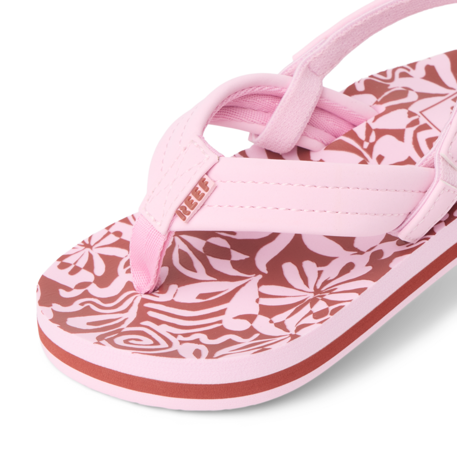 Little Ahi - Pink Modern Floral - Down the Line 1 View