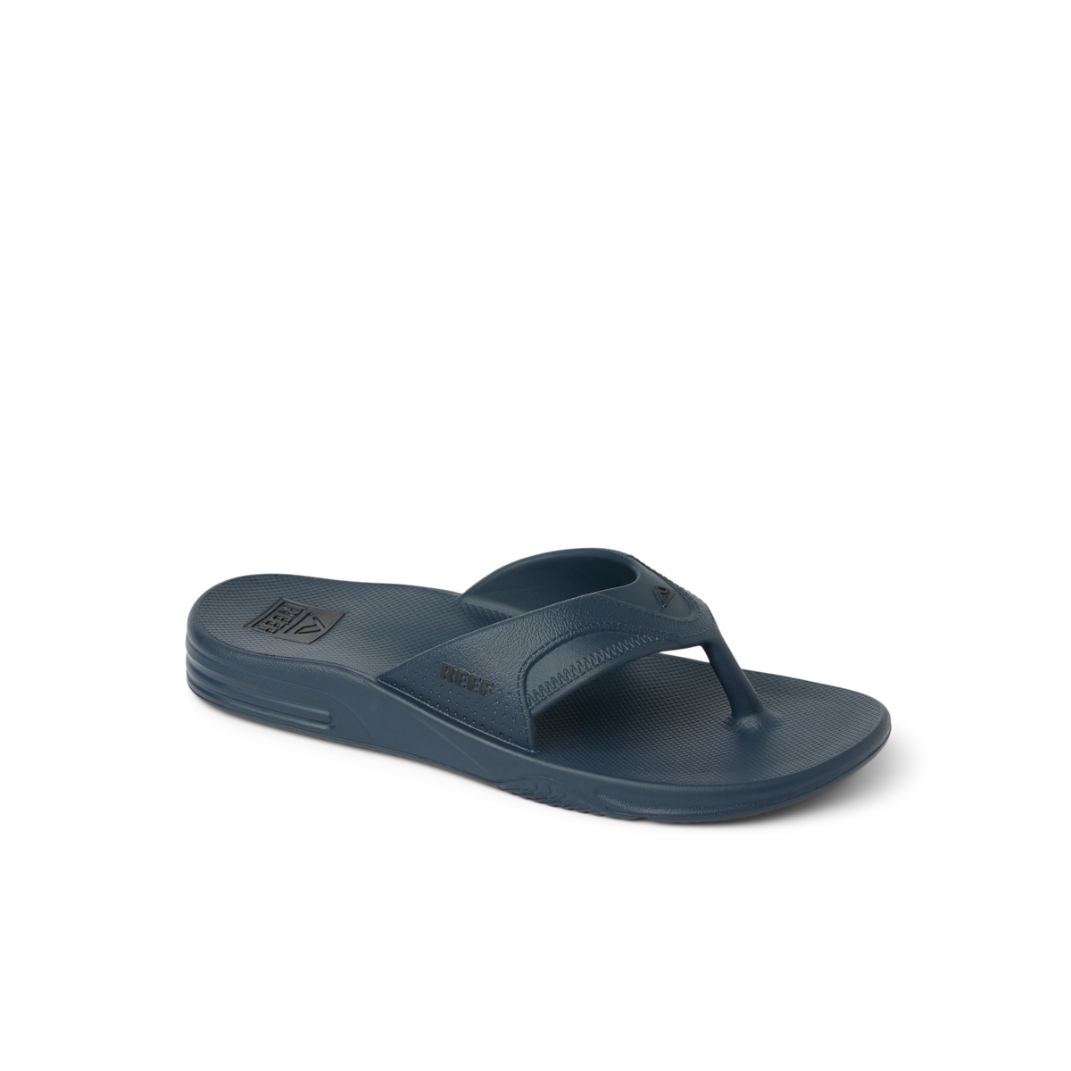 Fanning H2O left-facing blue water-friendly sandal for men with anatomical arch support and soft cushioning