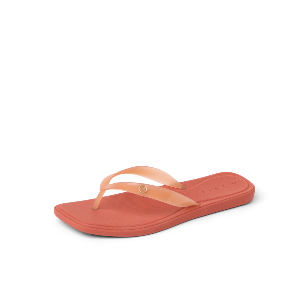 Solaye women's sandal facing left with soft-rebound cushioning and anatomical arch support, beach-inspired comfort design.