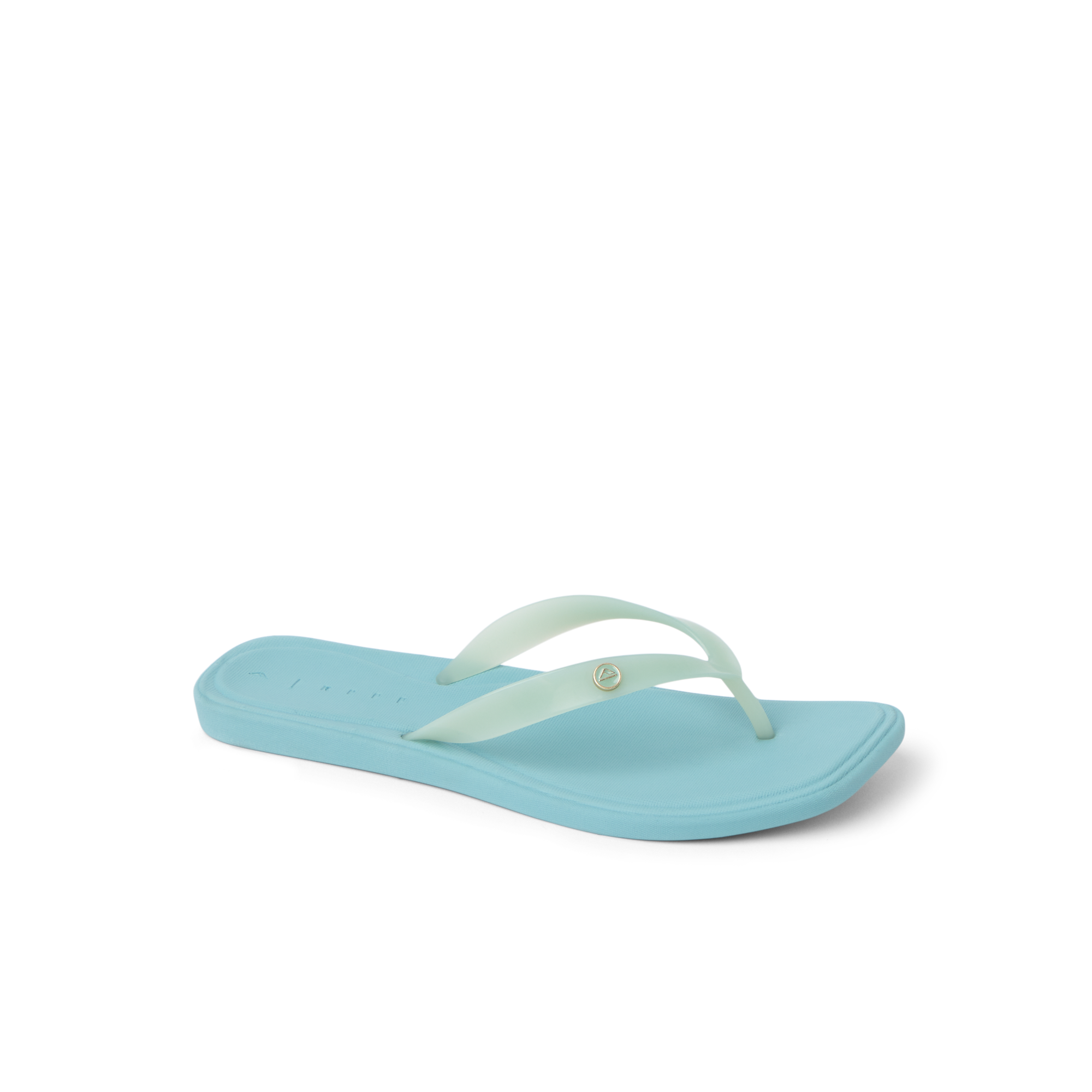 Solaye women's flip flop facing right, featuring soft cushioning, arch support, and water-friendly materials for beach comfort.