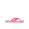 Solaye women's pink flip flop facing right, beach-inspired comfort with anatomical arch support and soft cushioning.