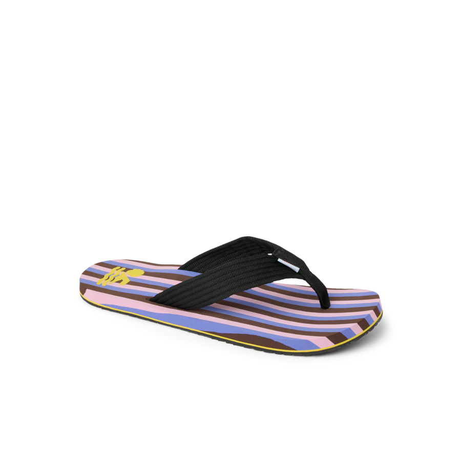 REEF X Ebony Beach Club Original Stripes - Ebony Purple Brown - Main View