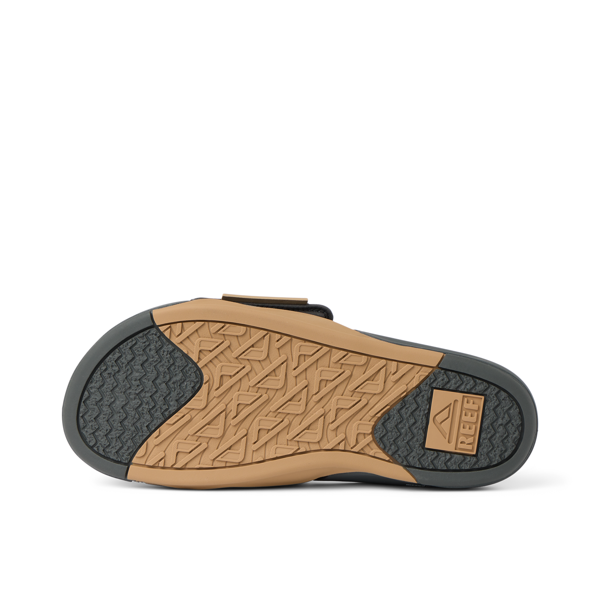 Phantom Slab men's slide sandal sole facing up, showing durable tread with water-friendly, beach-inspired design.