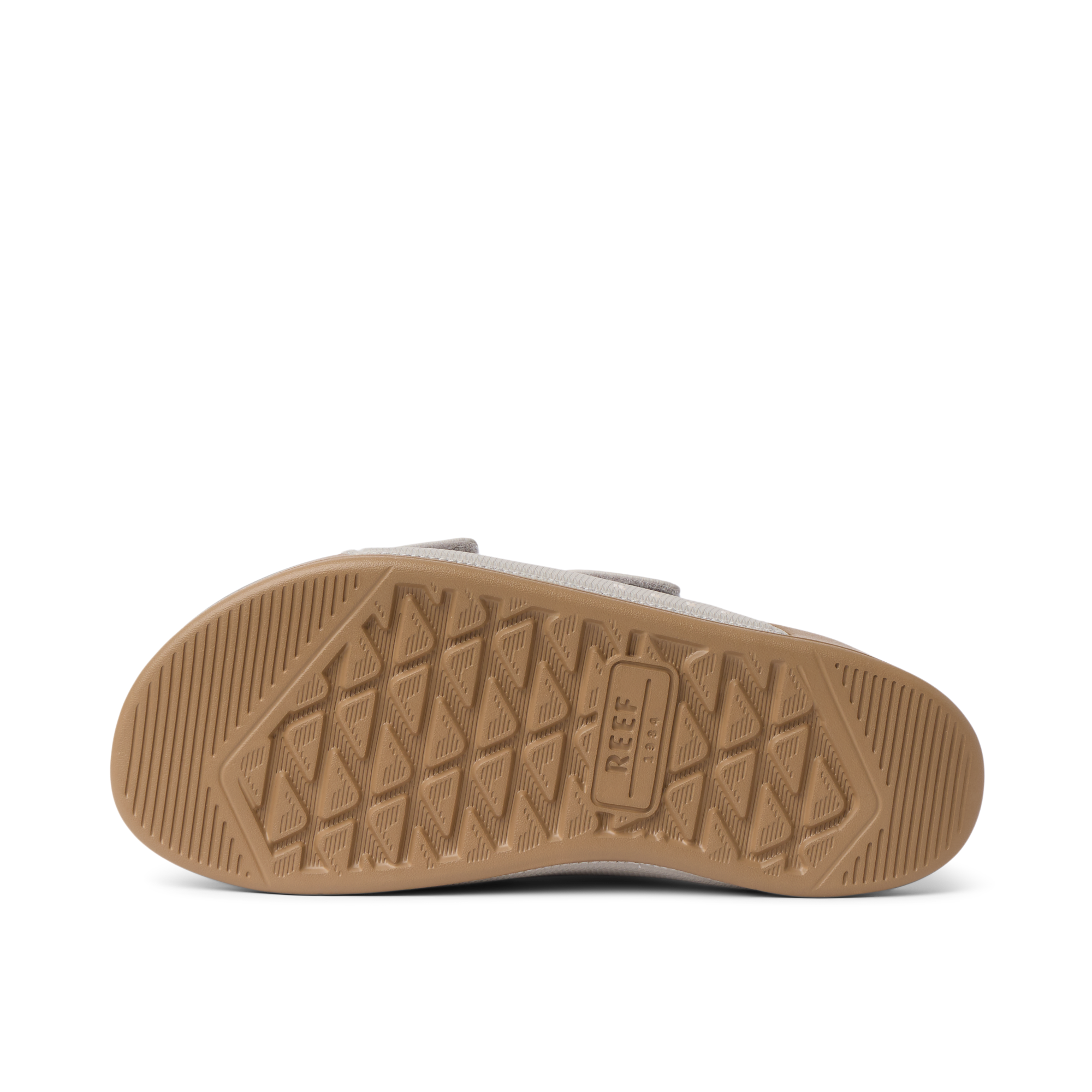 Phantom Tradewind men's shoe showing outsole sole pattern facing up, designed for comfort and durability with arch support.